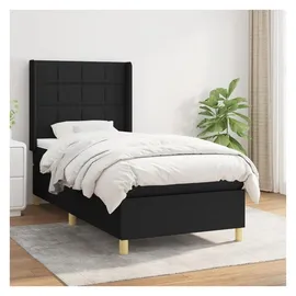 vidaXL Boxspringbett 100 x 200 cm Schwarz