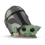 Hasbro Spielfigur Star Wars Bounty Collection Minifigur, (Größe: ca. 6 cm), The Child Baby Yoda Grogu Baby Yoda unterm Helm