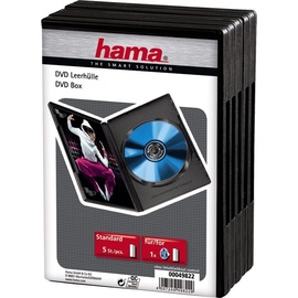 Hama 51297 DVD-Leerhülle 5er-Pack schwarz