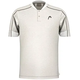 Head Racket Head Play Tech Herren Poloshirt, grau - M