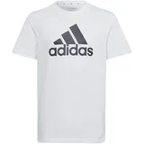 Adidas Essentials Big Logo Cotton T-Shirt - white/black