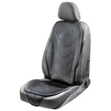 Walser Autositzauflage Air Flow, ergonomischer Sitzschoner, Lendenwirbelschutz, Universal Sitzauflage für PKW, Farbe: schwarz 13983