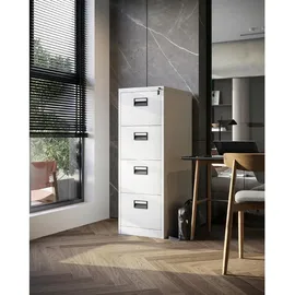 Jan Nowak V004A Aktenschrank 132 cm x 46 cm x 62 cm Grau