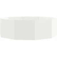 VidaXL Pflanzkübel Weiß 120 x 120 x 35 cm