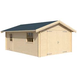 Lasita Maja Lasita Garage Yarik 380 cm x 540 cm Natur/Unbehandelt