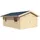 Lasita Maja Lasita Garage Yarik 380 cm x 540 cm Natur/Unbehandelt