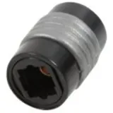 Logilink CA1018 Toslink Adapter Buchse - 1x Toslink-Buchse (ODT)] Schwarz