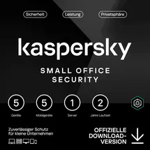Kaspersky Lab Small Office Security 2025 UPG 5 Geräte 2 Jahre DE Win Mac Android iOS