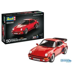 Revell Geschenkset Porsche 911 Turbo 50th Anniversary 05634