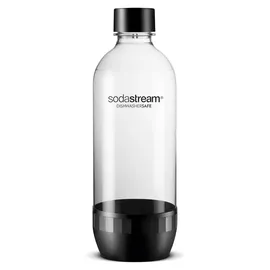 Sodastream 1l Wiederverwendbare Flasche Schwarz/Transparent