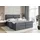altdecor Boxspringbett mit Fußteil, H3 Matratze und Topper - 160x200 cm - AURA-Z - Dunkelgrau Samt - Polsterbett mit Bettkasten und Lattenrost, Be... - Dunkelgrau
