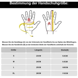 Tacklife Mustbau Schnittschutz Handschuhe Level 3 Schutz für Küche, Garten & Baustelle, Größe XL,6 Paar
