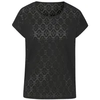 LASCANA Rundhalsshirt Damen schwarz Gr.40/42