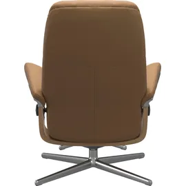 Stressless Stressless® Relaxsessel »Consul«, mit Cross Base, Größe S, M & L, Holzakzent Eiche braun