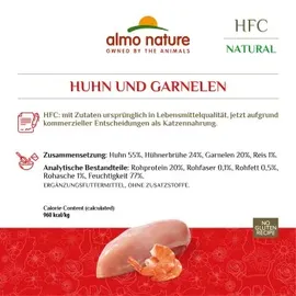 Almo Nature HFC Natural Huhn & Garnelen 6 x 70 g
