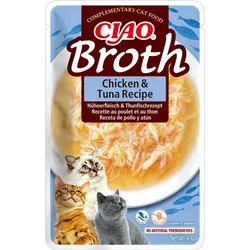 INABA CIAO Broth Hühner- und Thunfischbrühe für Katzen 40g