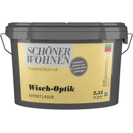 Schöner Wohnen Trendstruktur Effektfarbe Wisch-Optik Transparent 2,5 l