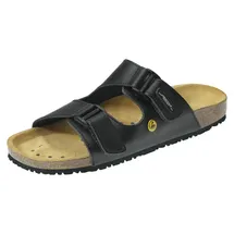 Abeba ESD-Sandale Nature 4080/4085, Größe 44, schwarz