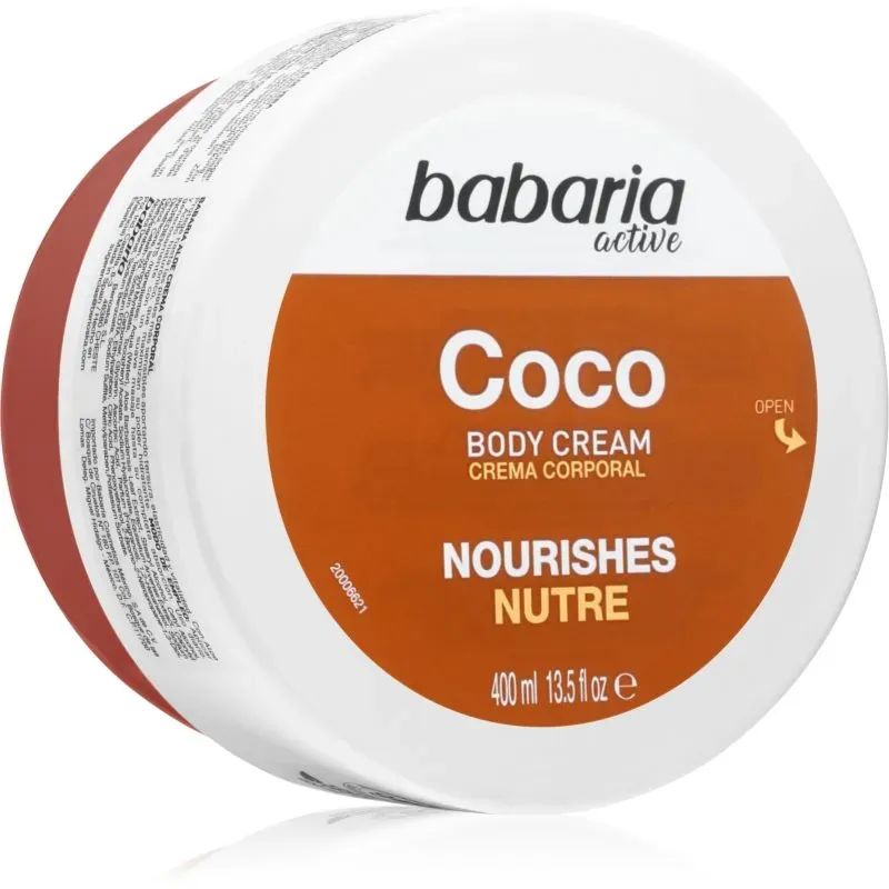 Babaria Coconut Körpercreme für sehr trockene Haut 400 ml