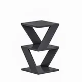 Asir Beistelltisch Spanplatte 30/30/50 cm Anthrazit