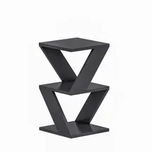 Asir Beistelltisch Spanplatte 30/30/50 cm Anthrazit