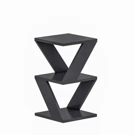 Asir Beistelltisch Spanplatte 30/30/50 cm Anthrazit