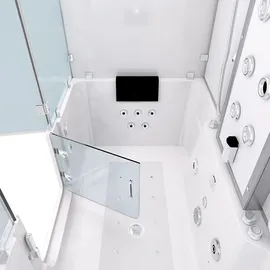SeniorBad K88-WS-EH-A-EC-EA Kombination Badewanne Dusche 100 x 180 cm