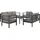 Konifera New Jersey Gartenlounge-Set schwarz