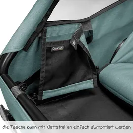 Qeridoo Qupa 1 Plus Kinderfahrradanhänger blau