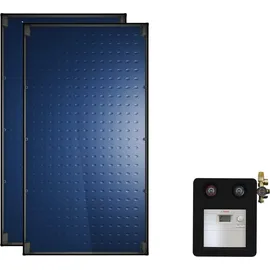 Bosch 10,2m2 Junkers Bosch Solaranlage SO789 mit FT226-2V, AGS10 B-sol100-2, Aufdach