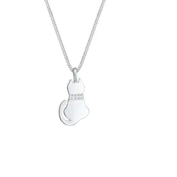 Nenalina Panzerkette Katze Zirkonia Kristalle 925er Silber 45 Damen 
