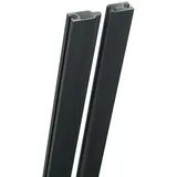 KAHRS Solid Adapterleisten, Anthrazit DB703, Set inkl. Bürstendichtung, 180 cm Länge