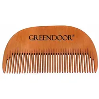 GREENDOOR Bartkamm aus heimischem Hartholz 1 St