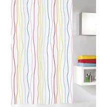 KLEINE WOLKE Duschvorhang Jolie 120 x 200 cm mehrfarbig