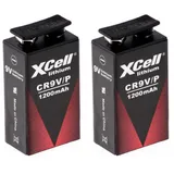 XCell Lithium 9V Block Hochleistungs-Batterien 2 St.