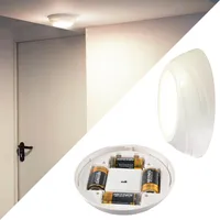 NORTHPOINT LED Batterie Sensorleuchte Deckenlampe Unterbauleuchte, 3000K Bewegungsmelder Dämmerungssensor,