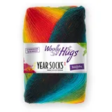 Pro Lana Woolly Hugs Year Socks 17 - Regenbogen