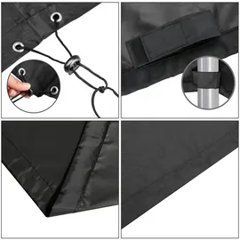 Kingsleeve Abdeckung Gartenmöbel 162 x 65 x 88 cm Grau