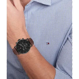 Tommy Hilfiger Multifunktionsuhr TYSON Leder 40 mm 1710704