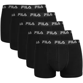 Fila Boxershorts 5er Pack schwarz XXL