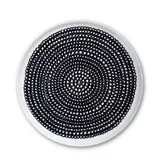 Marimekko Oiva Frühstücksteller Ø 20 cm schwarz/weiß