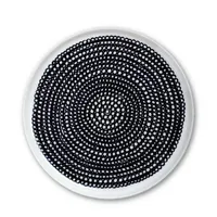 Marimekko Oiva Frühstücksteller Ø 20 cm schwarz/weiß