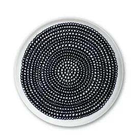 Marimekko Oiva Frühstücksteller Ø 20 cm schwarz/weiß