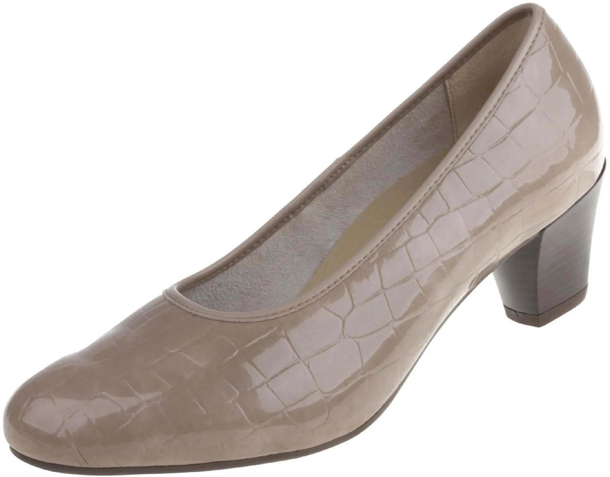 Pumps LEI BY TESSAMINO "Carmen" Gr. 38, beige (braun) Damen Schuhe mit Reptilien-Prägung