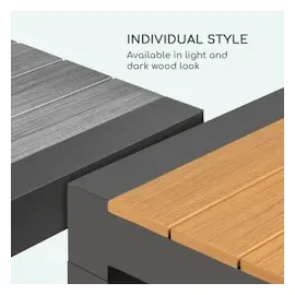 Blumfeldt Menorca Expand Gartentisch 163 x 95 cm Grau