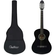 vidaXL Klassikgitarre für Anfänger mit Tasche Schwarz 4/4 39"