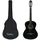 vidaXL Klassikgitarre für Anfänger mit Tasche Schwarz 4/4 39"