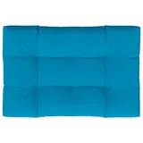 vidaXL Palettenkissen Blau 120x80x12 cm Stoff