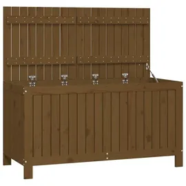 vidaXL Gartentruhe Honigbraun 121x55x64 cm Massivholz Kiefer