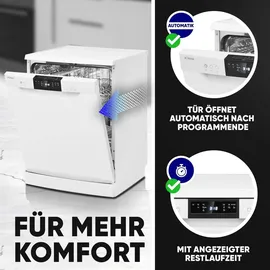 Bomann GSP 7419 Geschirrspüler (freistehend, 598 mm breit, Weiß)